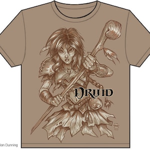 Dungeons and Dragons Classic Classes Druid T-Shirt
