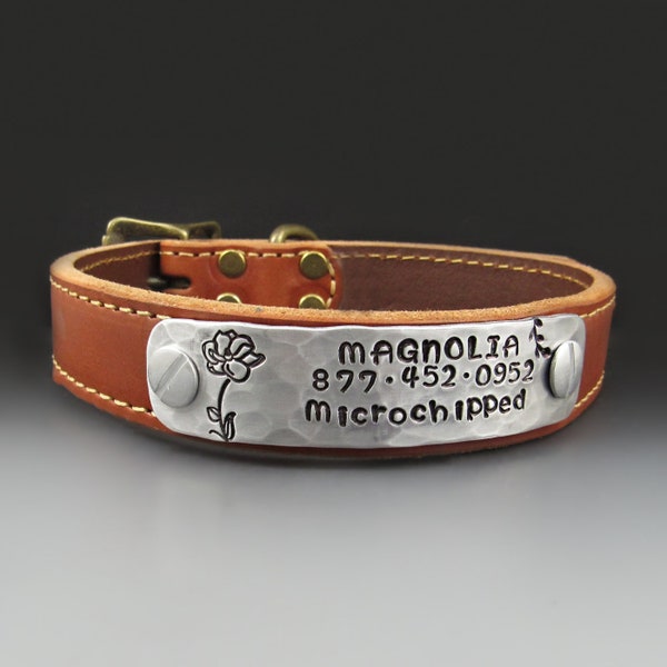 Magnolia Dog Collar Etsy
