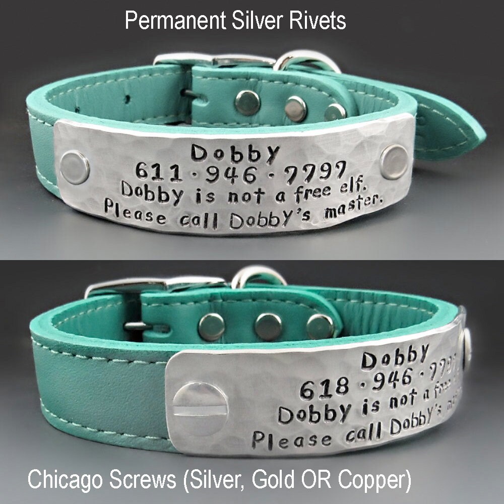 Personalized Therapy Dog Collar Emotional Support Dog Custom Etsy