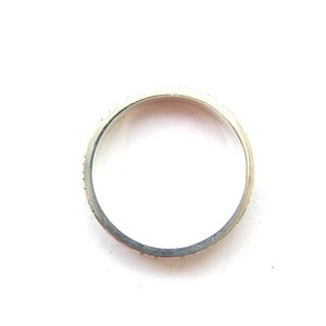 Sterling silver ring, oxidised silver, flat band ring, gunmetal grey, 4mm wide ring, Men's jewellery, Mens silver ring, mens ring silver, UK image 3