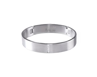 BG223W B.Tiff 4-Stone Wide Bangle Bracelet