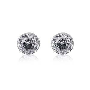 ER201 B.Tiff 2 ct Solitaire Stud Earrings