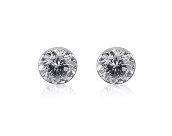 ER201 B.Tiff 2 ct Solitaire Stud Earrings