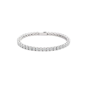 BG400W B.Tiff 4mm Tennis Bracelet - Thin