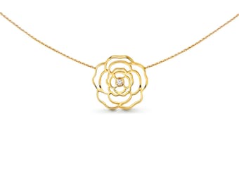 PT308G B.Tiff Rosé Gold Pendant Necklace