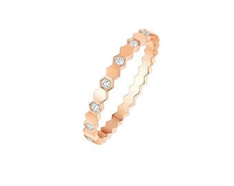 RG110RG B.Tiff Rose Gold Pavé Mon Rêve Ring