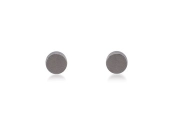 B.Tiff Plain Round Stud Earrings ER003