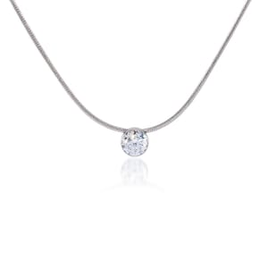 PT101 B.Tiff 1 ct Solitaire Pendant