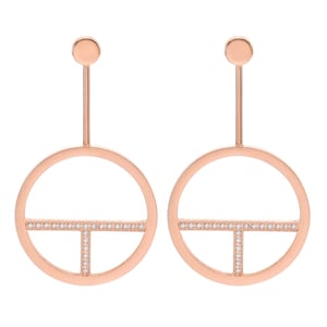 ER108 B.Tiff Logo T Bar Earrings