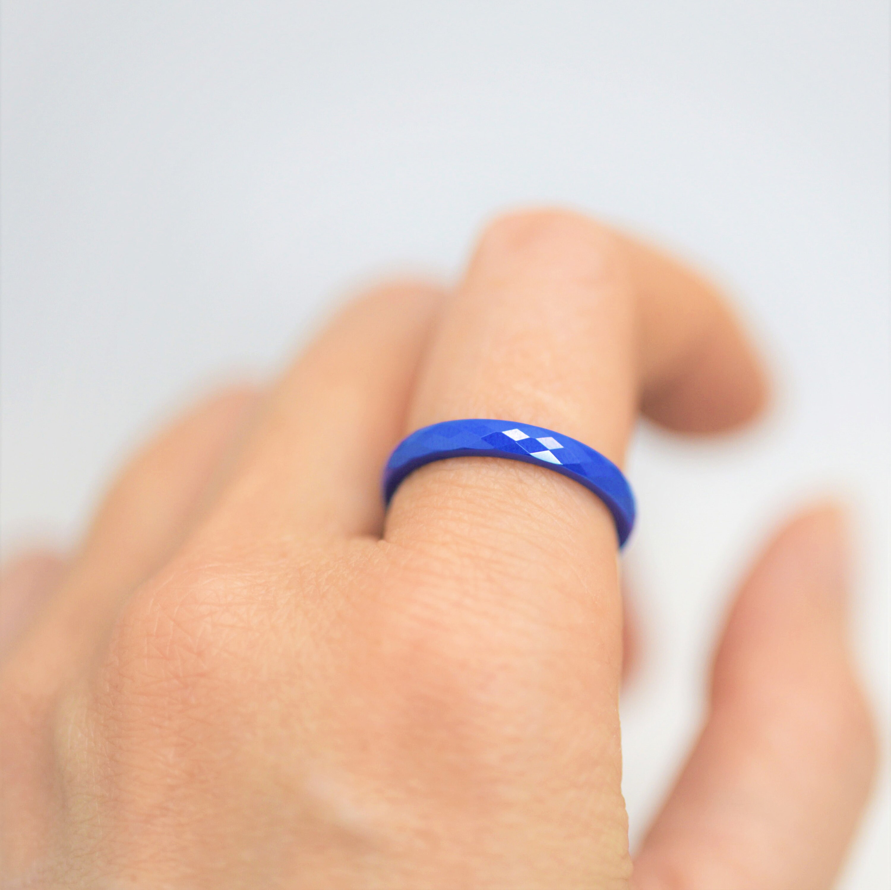RG300 B.tiff Narrow Polygon Stacking Ring - Etsy