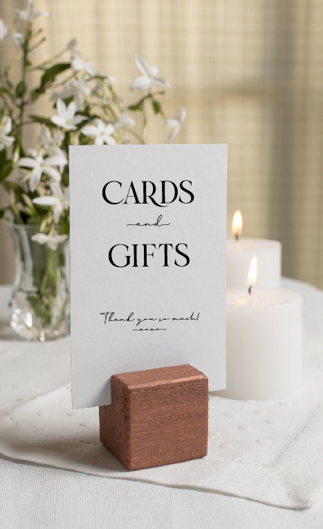 Cards and Gifts Table Sign Sign for Wedding Gift Table Printable Sign ...