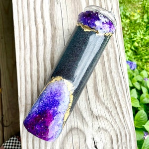 Amethyst Geode 3D Tumbler (No Glitter in Geode)