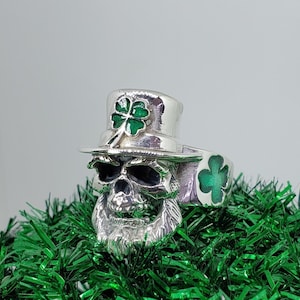 Sterling Silver Leprechaun Ring