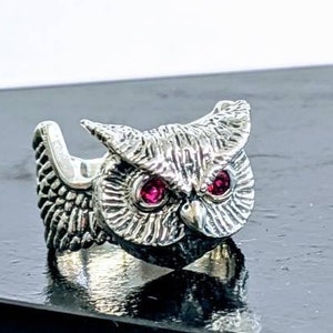 Sterling Silver Owl Ring