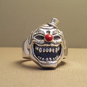 Sterling Silver Clown Ring