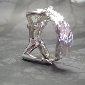 Sterling Silver Naked Lady Ring - Etsy