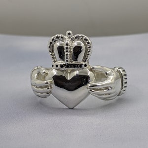 Sterling Silver Claddagh Wedding Ring