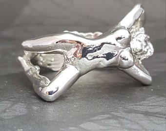 Sterling Silver Naked Lady Ring