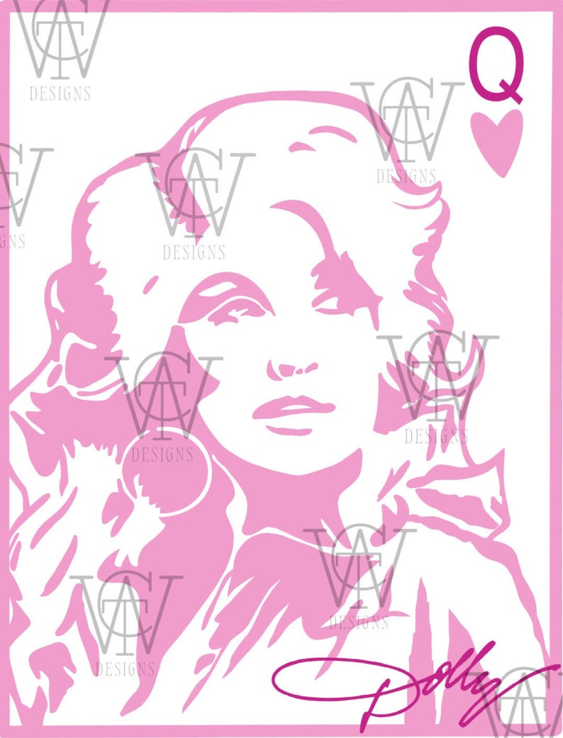 Queen of Hearts Dolly PNG File Queen Dolly Digital Download Etsy