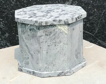 Soapstone Octagon Cremation Urn