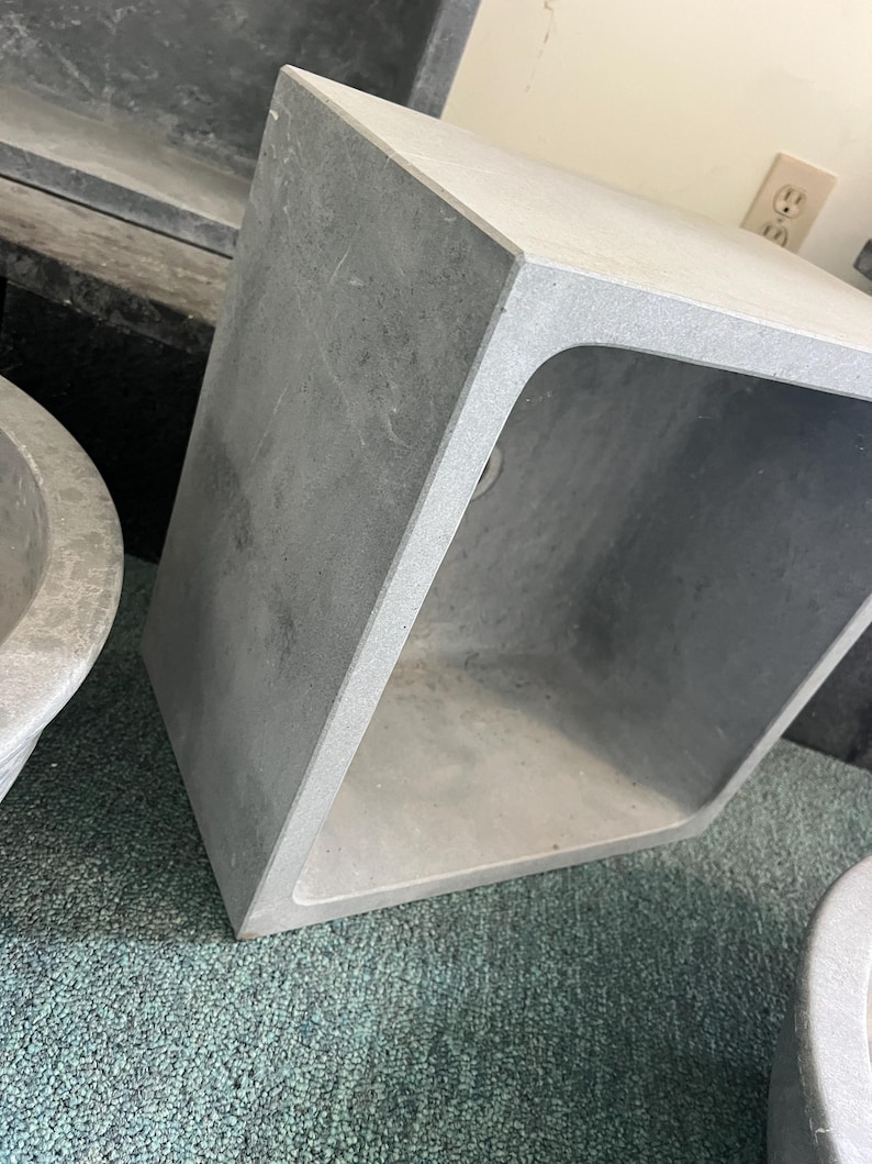 The New Yorker Solid Soapstone Sink - Etsy