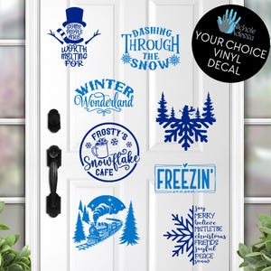 Winter Wonderland Vinyl Decal / Seasonal Decor