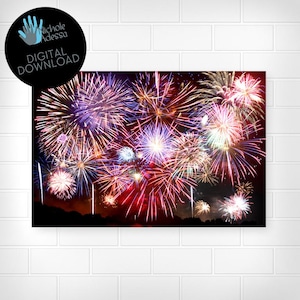 Fireworks Digital Download / Patriotic Decor