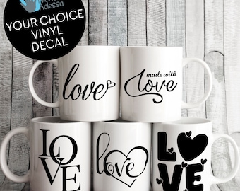 Love Vinyl Decal / Valentine's Day