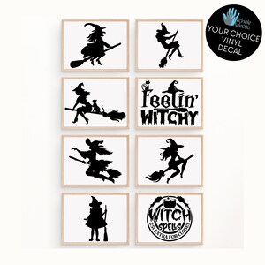 Witch Vinyl Decals / Halloween Decor