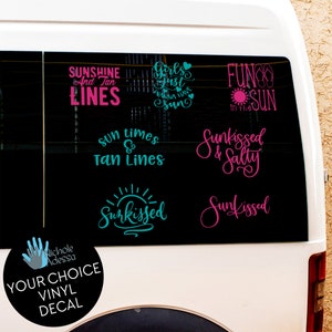 Fun in the Sun Vinyl Decal