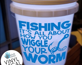 Wiggle Your Worm Vinyl Decal