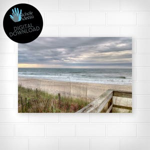 Topsail Beach Sand Dune Digital Download / North Carolina Decor