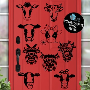 Cow Print Decal Yeti Decal Cooler Decal Car Decal Cow Print Stickers 