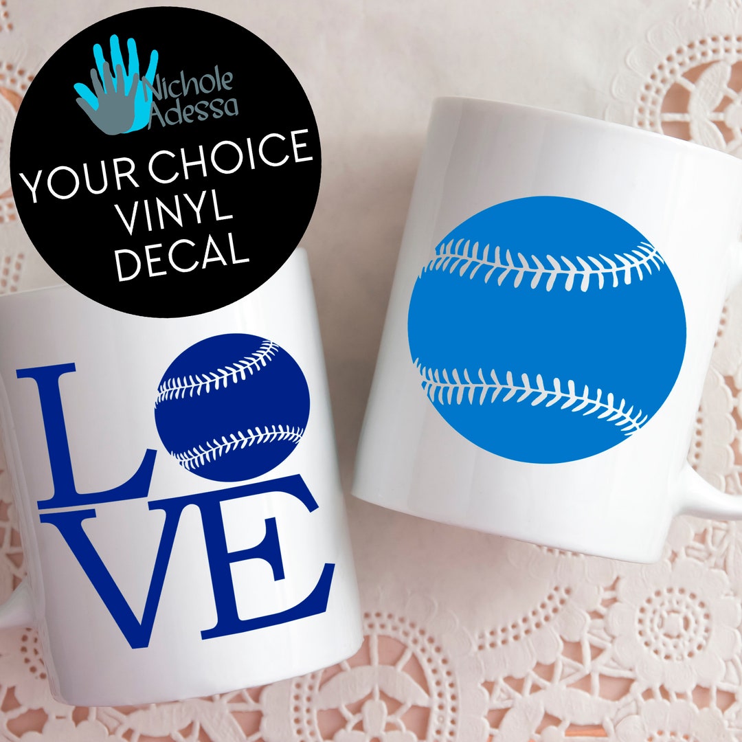 Baseball/softball Vinyl Decal Etsy