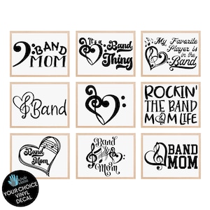 Marching Band Vinyl Decals / School Decor