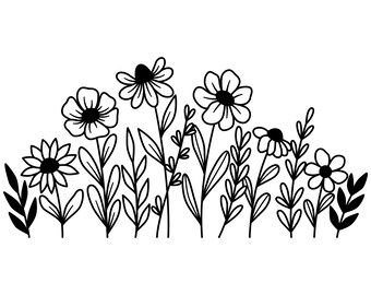 Wildflowers Vinyl Decal