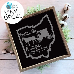 Berlin, OH Amish Vinyl Decal image 8