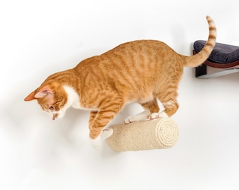 Cat Sisal Steps, Cat Wall Steps, Cat Climbing Wall, Cat Stairs, Cat Scratching Post, Cat Wall Furniture, Cat Playground, Pet Supplies