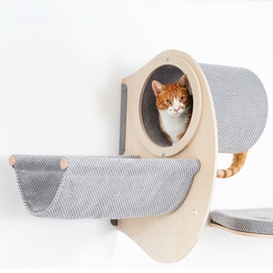 Cat Tree, Cat Wall Furniture, Handcrafted Pet Beds, Cat Hammock, Cat Shelves, Cat Playground Tunnel, Catwalk, Cat Bed, Cat Play Furniture