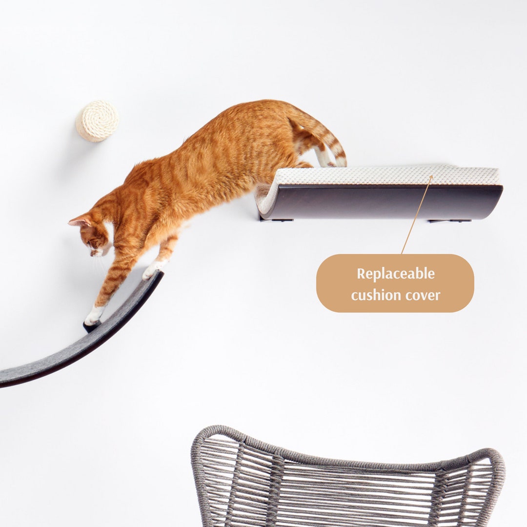 Rectangle Cushion Cover for Cats With Press Studs, Washable Cushion Bed