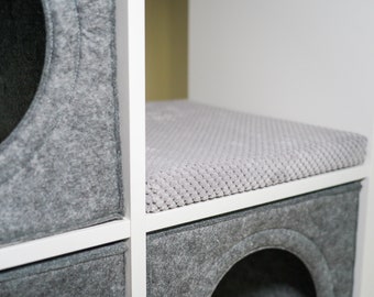 FINAL SALE! Kallax Cat Bed, Cat Furniture, IKEA Insert Cat Cave, Cushion Cat Cube Bed, Pet Furniture, Cat Beds and Caves, Home Decor