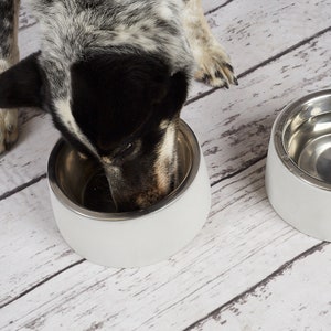 Beton Hundenapf, Fressnapf, Haus Geschenk für Mama, Zement Hundenapf, Erhöhte Hundenapf, Zubringer für Hunde, Wassernapf, Runde Futterschale