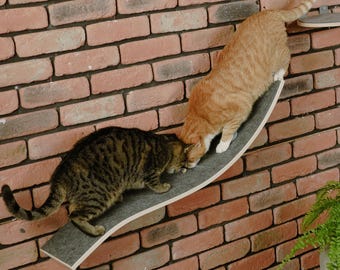 CosyAndDozy Cat Wall Furniture, Cat Bridge, Cat Tree For Large Cats, Wave Cat Shelves, Home Gift, Pet Furniture, Cat Shelf For Walls, Perch