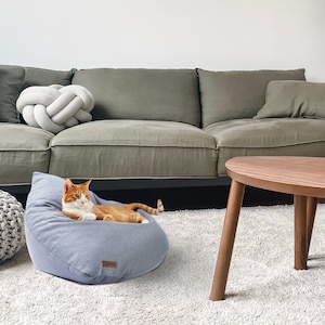 Bed For Cats And Dogs, Pet Bed, Modern Pet Furniture, Unique Pet Gifts, Small Dog Bed, Puppy Bed, Cat Bedding, Cat Cave, Animal Furniture