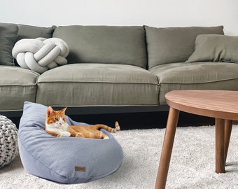 Bed For Cats And Dogs, Pet Bed, Modern Pet Furniture, Unique Pet Gifts, Small Dog Bed, Puppy Bed, Cat Bedding, Cat Cave, Animal Furniture