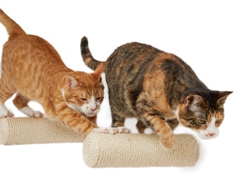 Sisal Cat Steps For Wall, Cat Scratcher Wall Post,  Cat Stairs, Cat Climbing Wall, Cat Tree, Wall Mounted Cat Stairs, Cat Wall Furniture