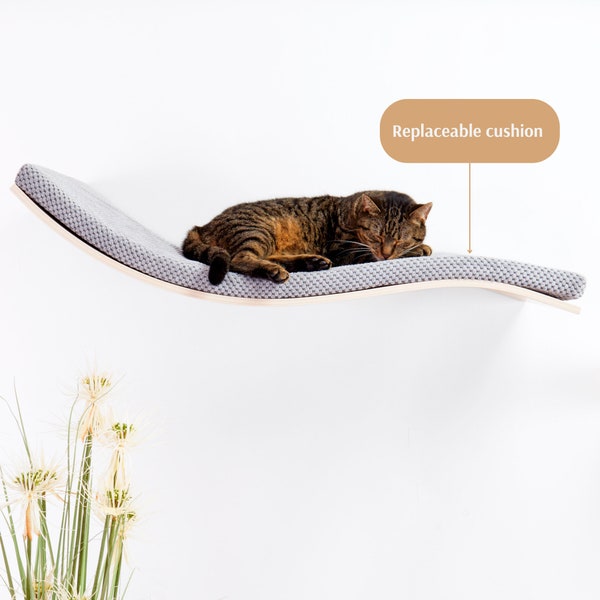 Cat Shelf Cushion, Window Cat Cushion, Wall Cat Bed, Cat Wall Furniture, Cat Rest Platform, Cat Perch, Cat Shelf Pad, Cat Lovers Gift