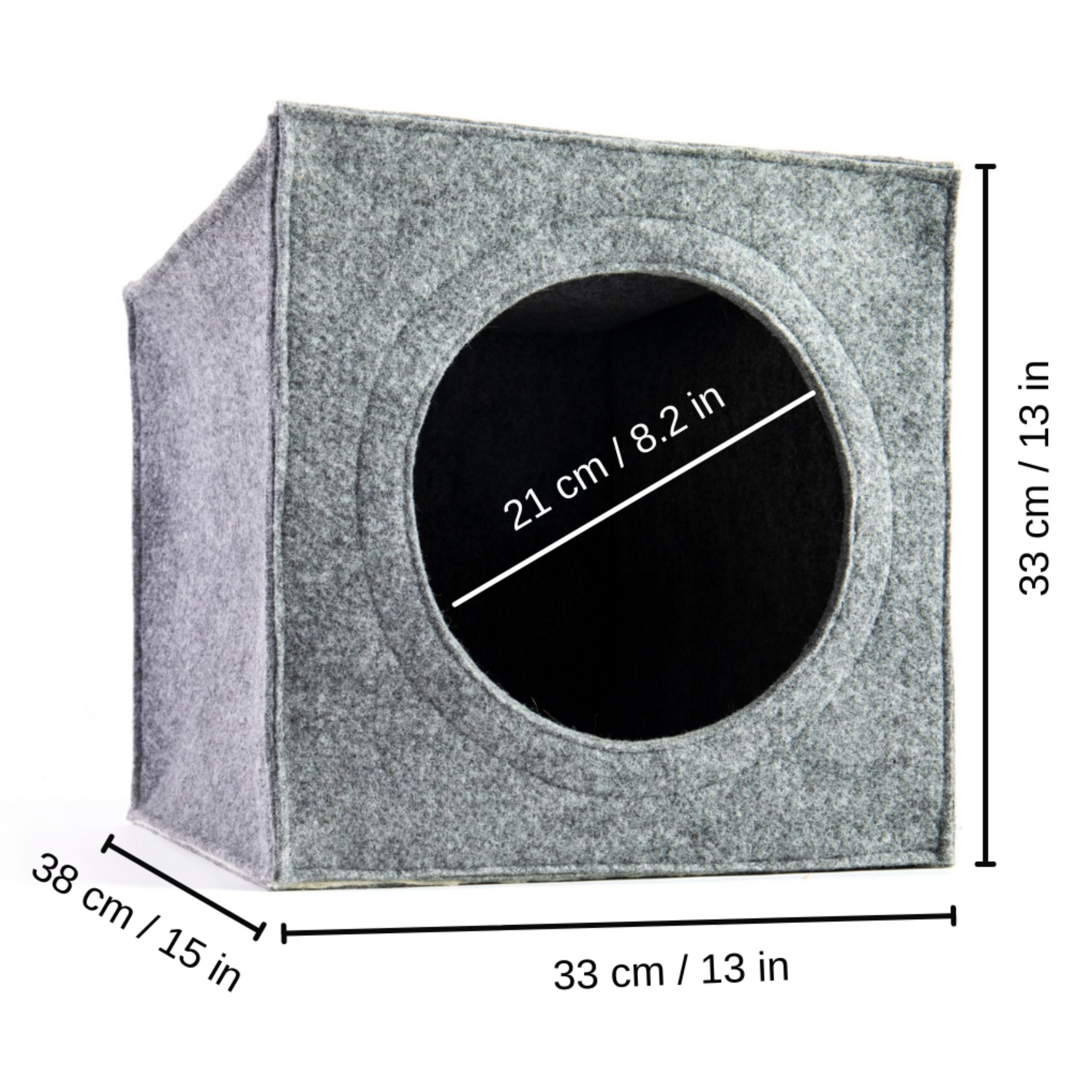 Cama Cueva Para Gatos PiuPet Para Estanterías IKEA Kallax