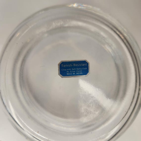 Rose Pattern Silver Top Vanity Jar - image 6