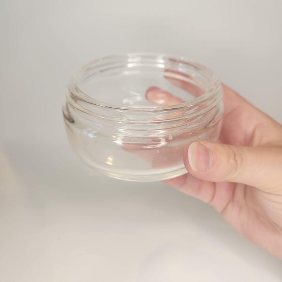 Rose Pattern Silver Top Vanity Jar - image 5